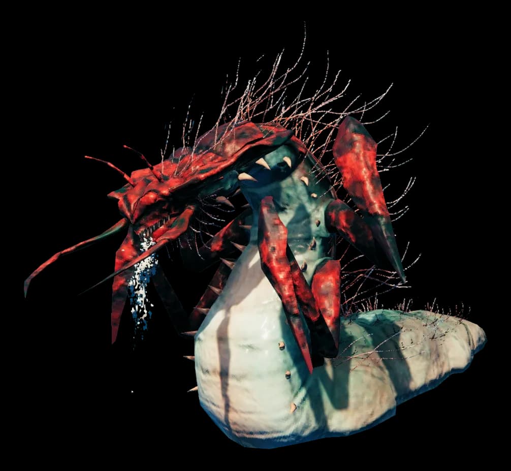 The Queen, the Mistlands boss in Valheim