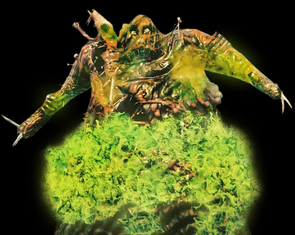 Bonemass, the Swamp boss in Valheim