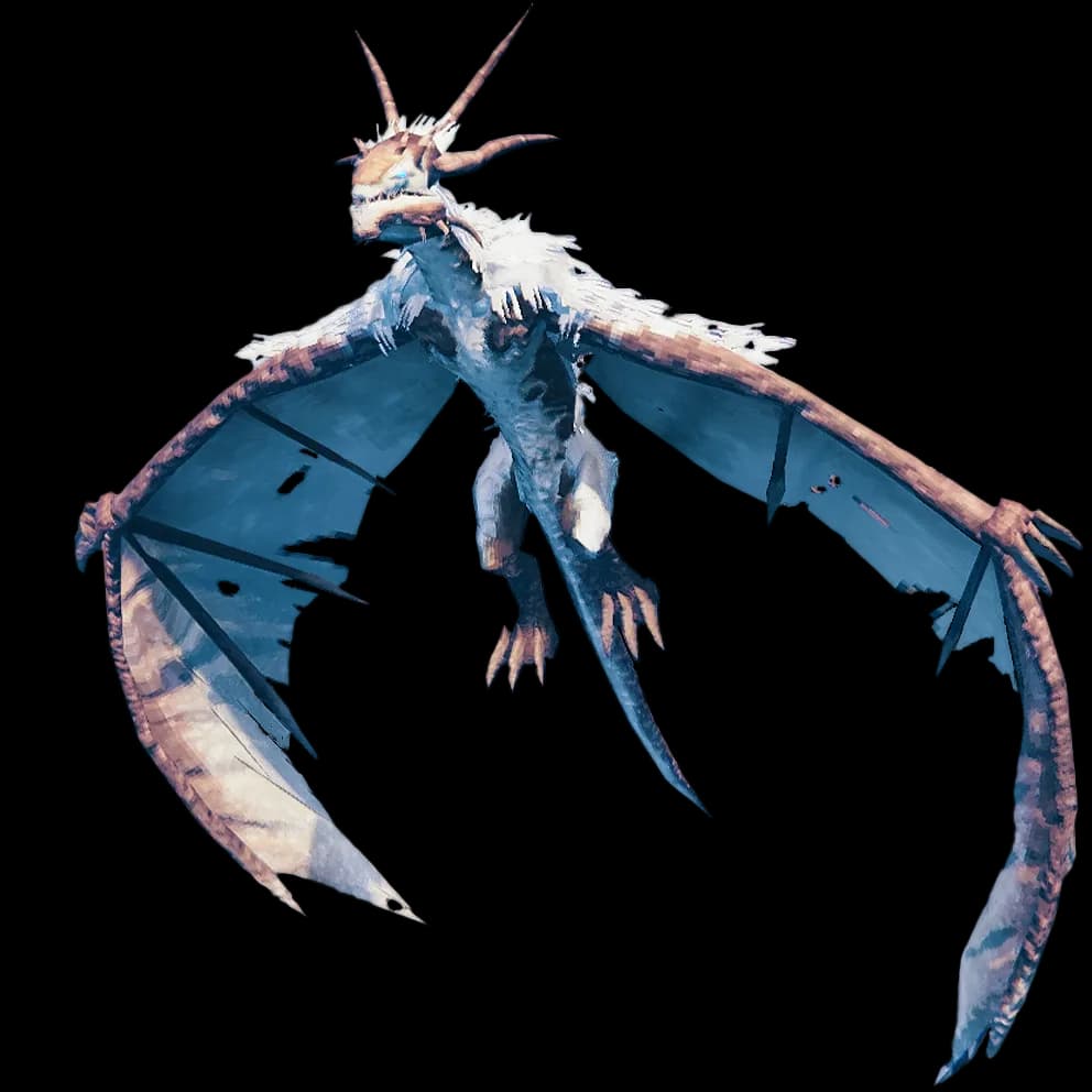 Moder, the Mountain dragon boss in Valheim