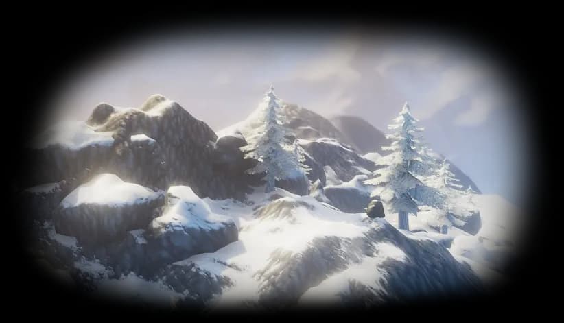 The Mountain biome in Valheim